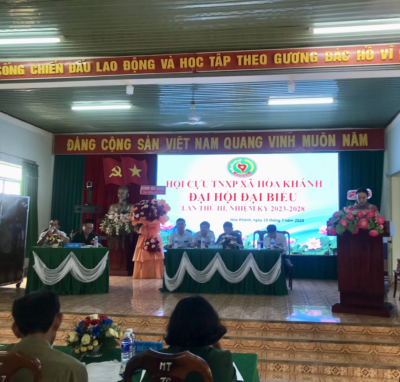 Đại hội Đại biểu Hội Cựu Thanh niên xung phong xã Hòa Khánh 